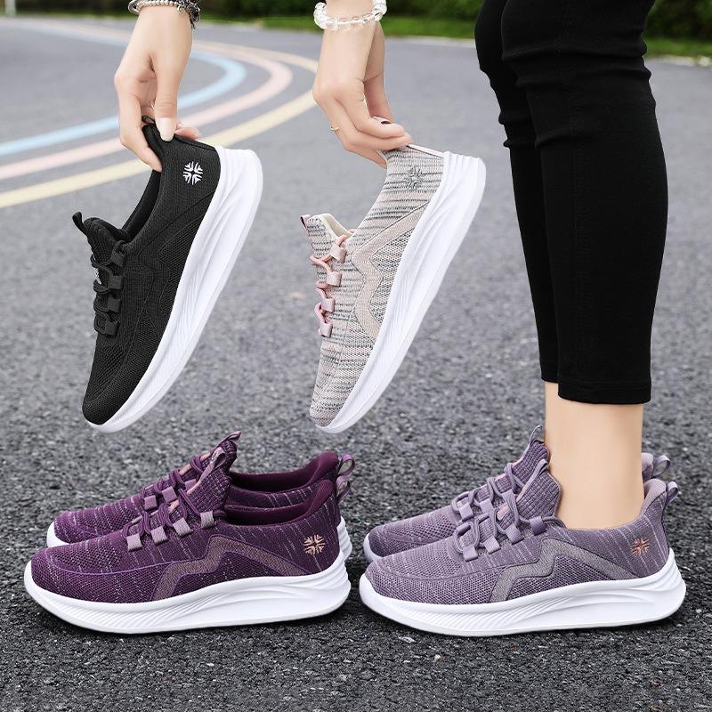 Shoes Women's Autumn Casual Shoes Women's Shoes Comfortable Versatile Mom Shoes Breathable Sports Versatile Women's Single Shoes