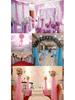 Wedding Stair Railing Gauze Drapes and Floral Decorations Set