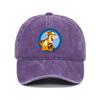 Fashion Cartoon Print Baseball Cap for Men Women Casual Hip-hop Hat Retro Washed Adjustable Dad Hat Outdoor Trucker Sun Hat