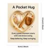 Heart Shaped Sport-Themed Pocket Hug Collection with Gift Card Football Soccer Pocket Hug Gift for Friends Family Colleagues