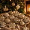 24Pcs Shatterproof Christmas Ball Ornaments 6cm Tree Decorations  New Year Celebration
