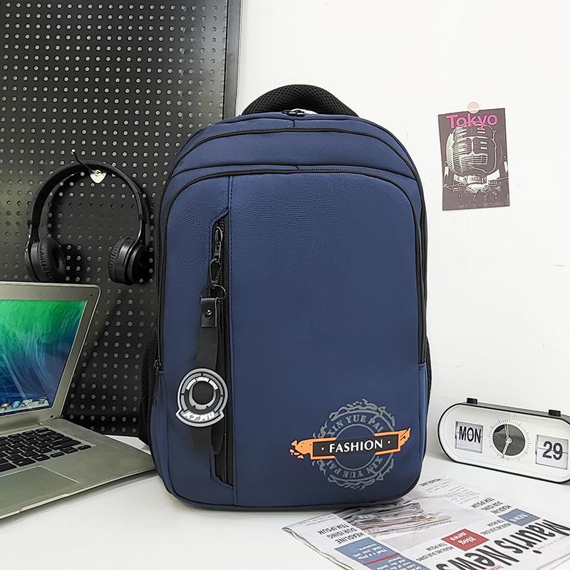 Business simple leisure computer bag large capacity three-layer storage student school bag outdoor sports travel backpack for men