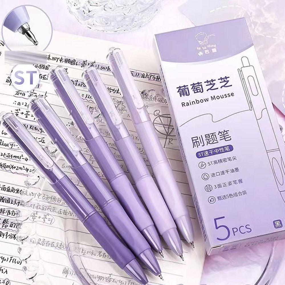 

ST Nib Neutral Gel Pen Black Ink Signature Pen Kawaii Ballpoint Pen Office