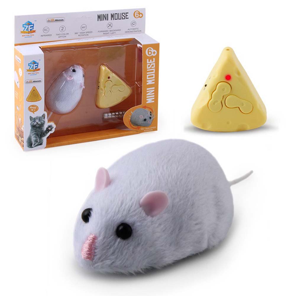 Wireless Remote Control Rat Toy Simulation Infrared Electronic Mouse Model For Cat Dog Scary Trick Toys