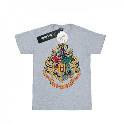 Boys Hogwarts Crest Gold Ink T-Shirt