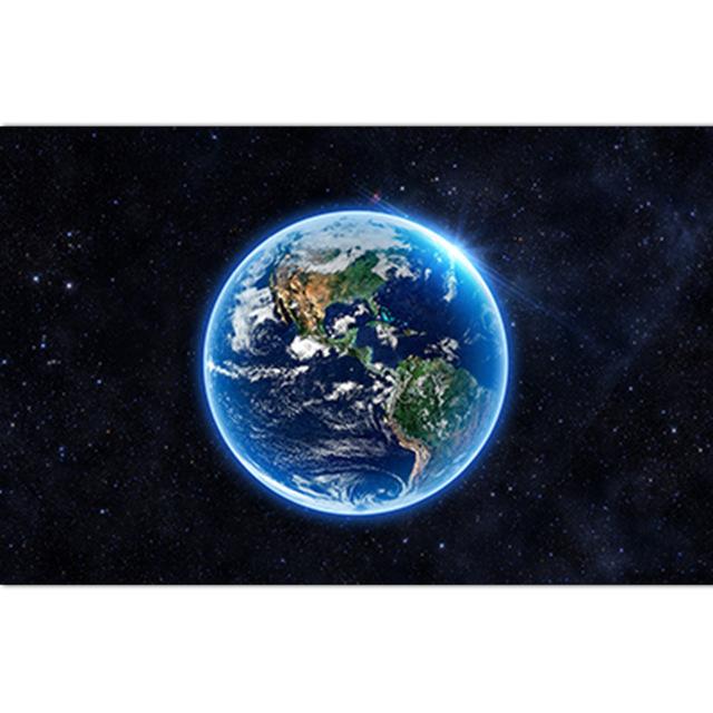 Universum Planet Sonnensystem Poster Kinder Bildung Cartoon Erde Klassenzimmer Lernen Leinwand Malerei Wandkunst Leinwand Poster Kein Rahmen