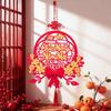 2026 Lunar New Year Decorations - Traditional Tet Festival Hanging Ornaments With Tassels, Asian Spring Festival Home Decor Gift