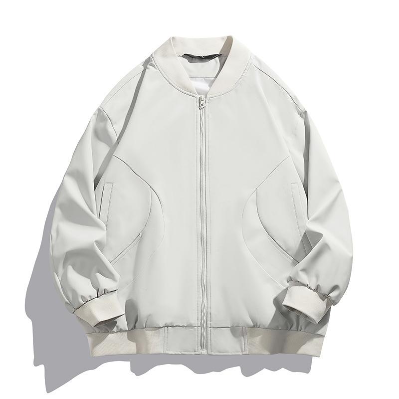 Bomber Jacket Men's Trend Loose Baseball Jacket Spring and Autumn New Casual Coat Top