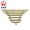 KAK 2" ~ 20'' Gold Küchenschrank T-Stange Gerader Griff Knöpfe Schrankgriff Durchmesser 10mm Edelstahlgriffe Möbelgriff