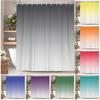Minimalist Ombre Shower Curtain Gradient Color Block Print Waterproof Bath Curtain For Bathroom Decor Polyester With 12 Hooks