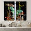 Garden Design Knit Fabric Drape Panels with Rod Pocket  Bright - Filtering Polyester Drapes Bird and ButterflyforBedchamber