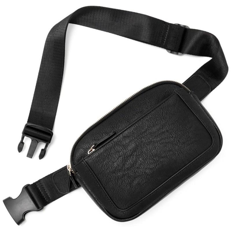 NEW Women PU Waist Pack Casual Crossbody Chest Bags Fashi Unisex Hip Sack Travel WaterProof Belt Bag Sport Purse Pocket