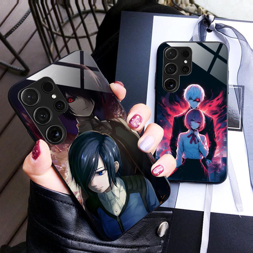 Tokyo Ghoul Touka Kirishima Phone Case for Samsung Galaxy A56 55 54 53 52 51 36 35 34 23 16 15 5G Glass Cover Luxury Cellphones