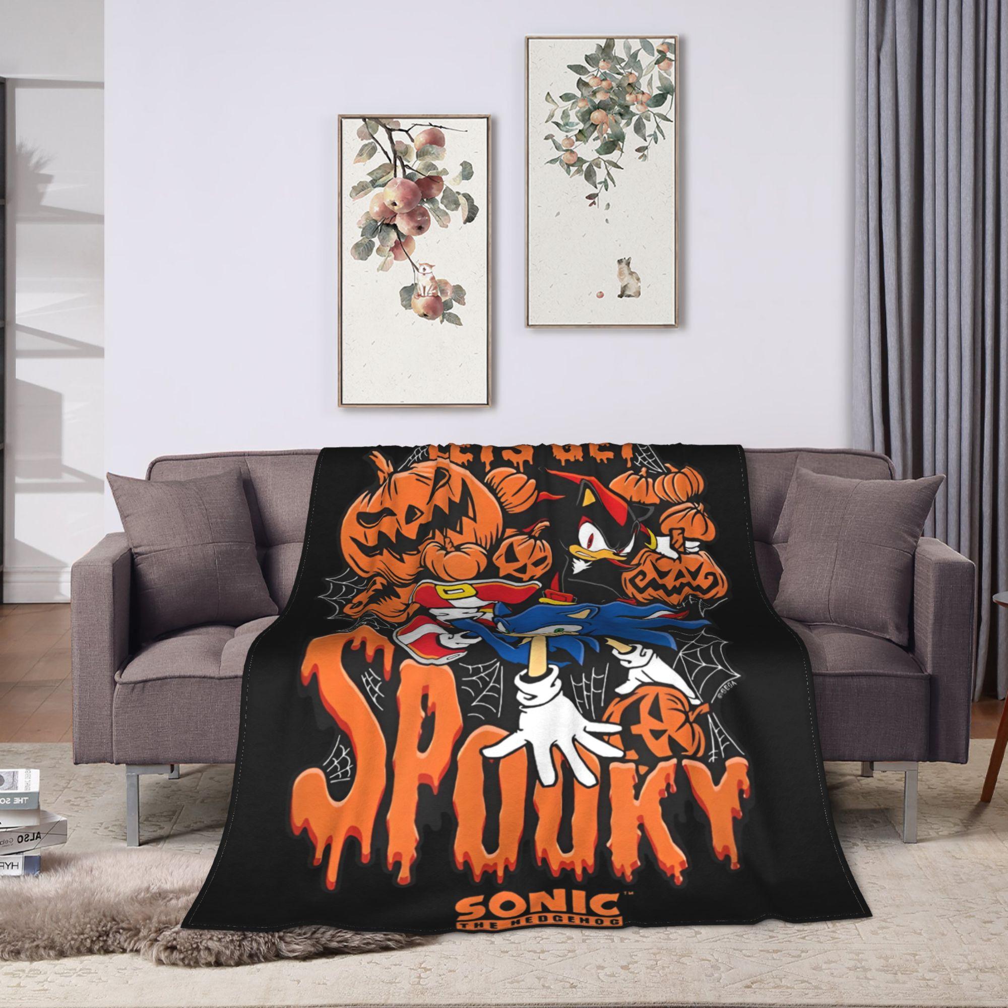 

S-Sonics the Hedgehog Shadow Generations Ultimate Power Blanket Fleece Winter Warm Throw Blankets for Bed Car Bedding Throws 100x150cm