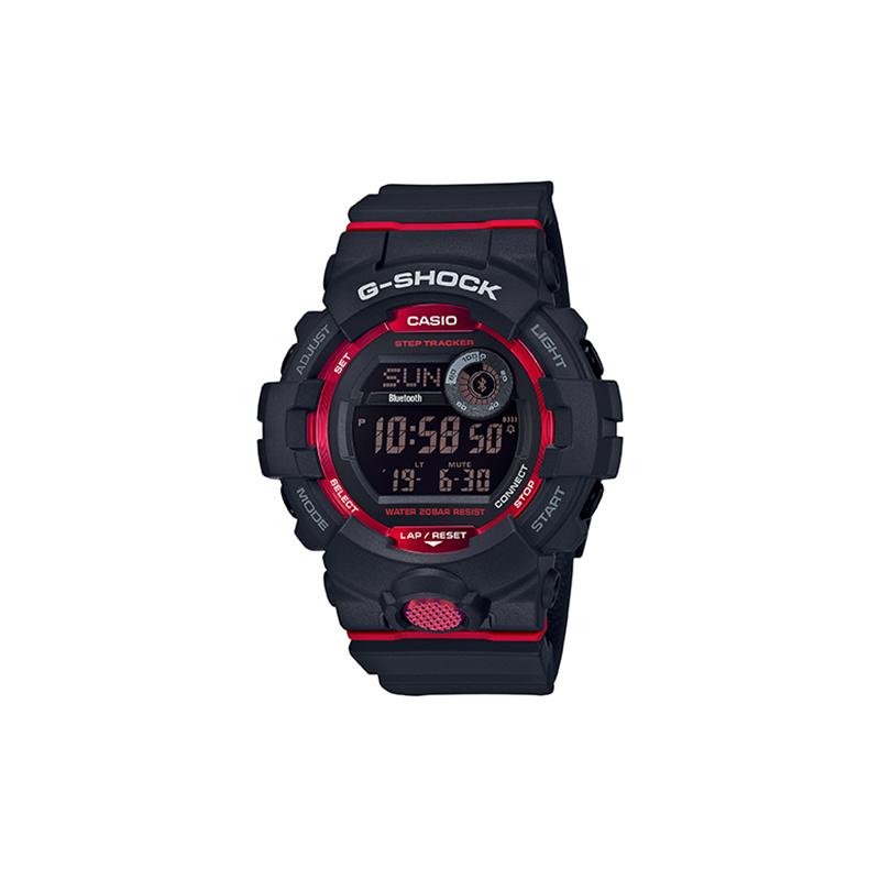 

Casio CASIOG-SHOCKG-SQUAD Series Find Mobile Phone Bluetooth Smart LCD Display Sports Waterproof Quartz Movement Resin Strap Japanese and GBD-800-1PR чёрный
