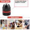 2mm-13mm Metal Keyless Drill Chuck,3Jaw Self-locking Ratchet Chuck,1/2-20UNF Threaded,Chuck for Drill Bit Screwdriver Tap&Socket