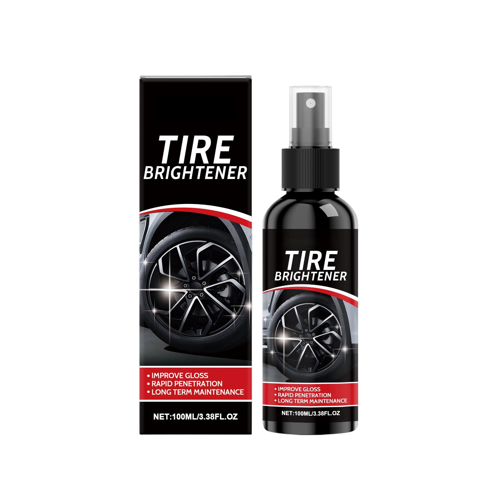 

Tire Care Spray, High Gloss, Long-lasting, Stain-resistant, For Car Tire Care(100ml) One Size