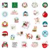 50Pcs Cartoon Christmas Stickers For Multi-Surface Decor (Wall Luggage Guitar)
