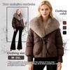 Women's Warm Cotton Clothes with Big Fur Collar