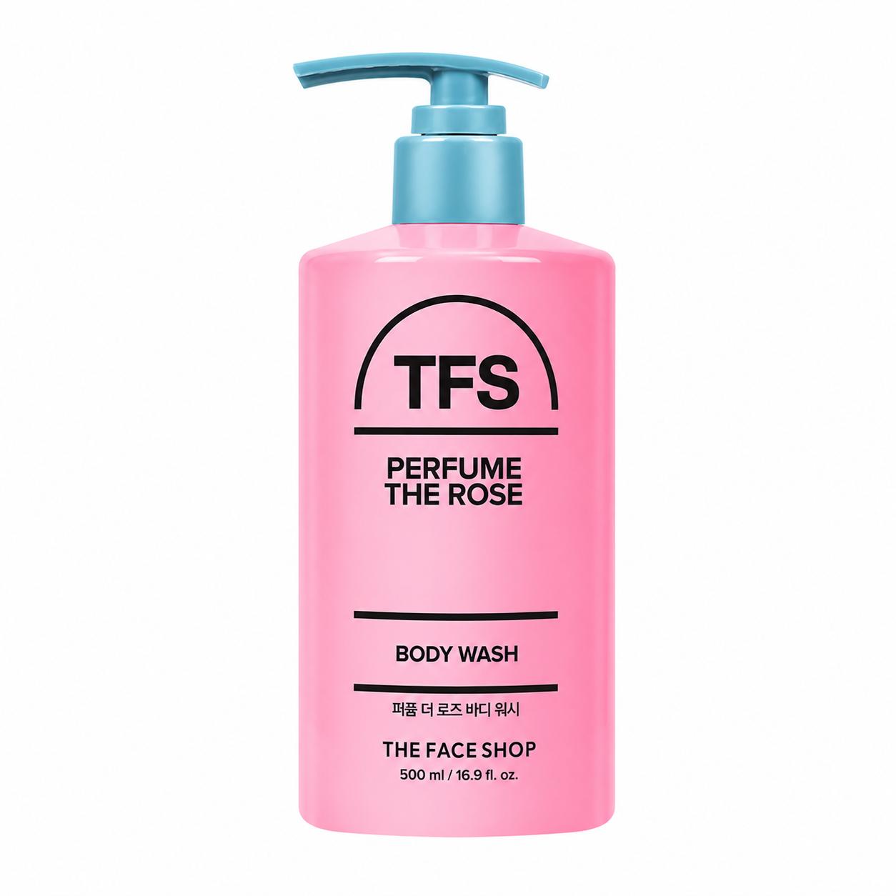 

THE FACE SHOP Perfume The Rose Body Wash 500ml – Romantic Rose Fragrance Moisturizing Perfumed Body Cleanser