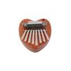 8 tasti Mini Kalimba in legno di alta qualità Squisito dito pollice pianoforte Marimba musicale buon accessorio ciondolo regalo