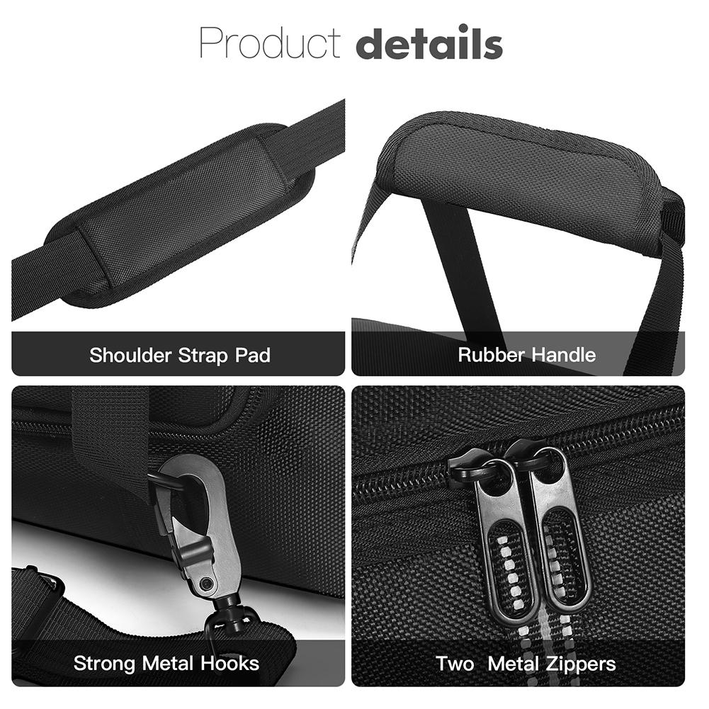 Carrying Case Portable Power Station Bag Waterproof Protective Case with Shoulder Strap Travel Storage Bag for DJI Power 1000