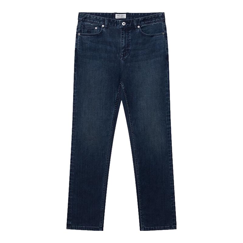 HAZZYS Men's Versatile Washed Classic Jeans ATDZP0BCP07