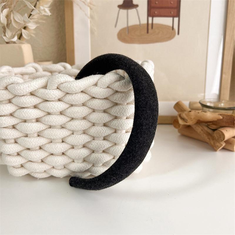 Korea Winter Warme Wollige Schwamm Haarband Gepolstert Mode Haaraccessoires für Frauen Mädchen Einfarbiges Stirnband Haarreif Kopfschmuck