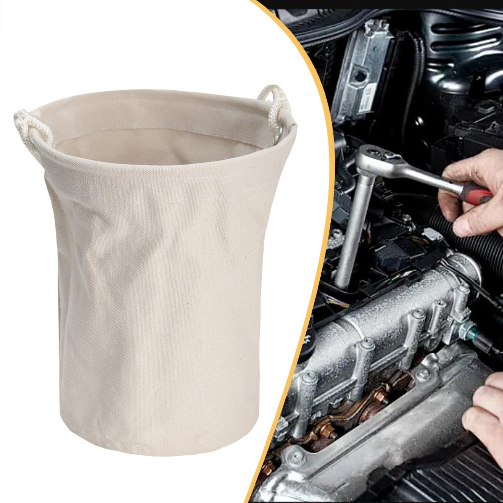 

Canvas Tool Storage Bag Utility Sack Versatile Container Sturdy Structure Equipment Holder Gear