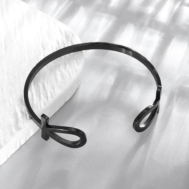 Fashionable Wings Feather Adjustable Cuff Bracelet for Men Trendy Open Design Lucky Jewelry Gift