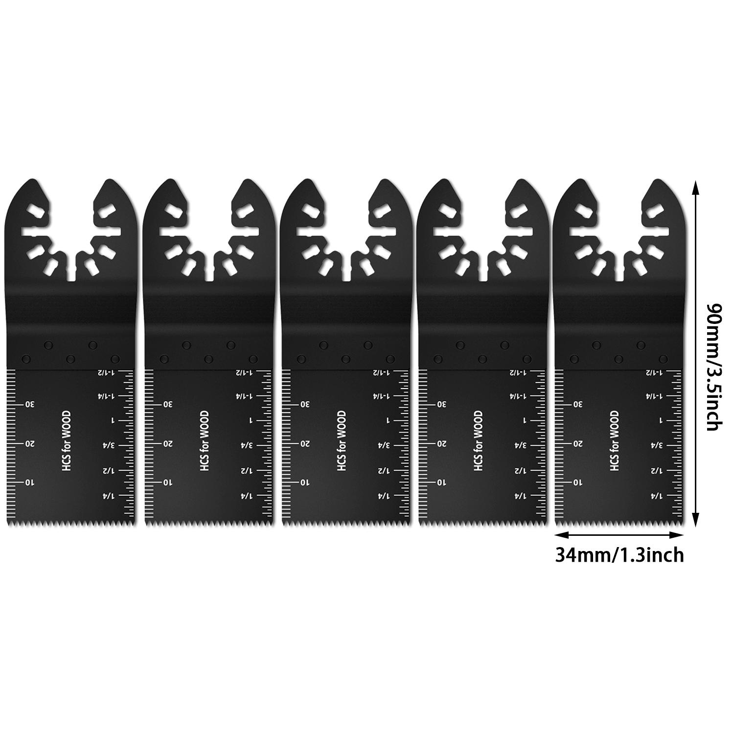 

Лезвия для многофункциональных инструментов Осциллирующее лезвие пилы Высокоуглеродистая сталь Многофункциональное полукруглое прямое лезвие для резака Renovator Резка по дереву