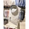 S.t. Dupont Long Sleeve Slim Fit Stretch Collar Snap Button White Shirt Se5sm22ls925swh
