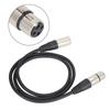 1m/3.3ft Microphone Cable 3Pin XLR Male to 3Pin XLR Female Male to Female Cable  for Speakers