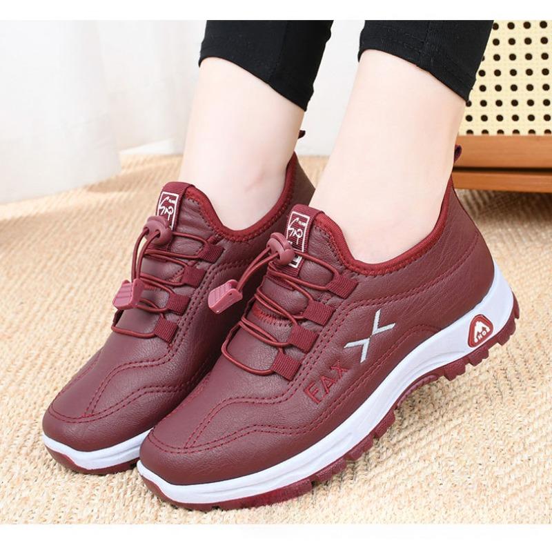 Cotton Shoes Women's Winter Waterproof, Padded Warm Thick Bottom, Boots Non-slip Soft Bottom Shoes
