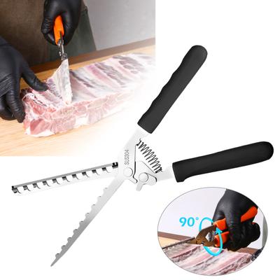 Nástroj na odstraňování blány z žeber Nerezová sada pro přípravu BBQ žeber s ergonomickou rukojetí Kuchyňské pomůcky pro nadšence a šéfkuchaře