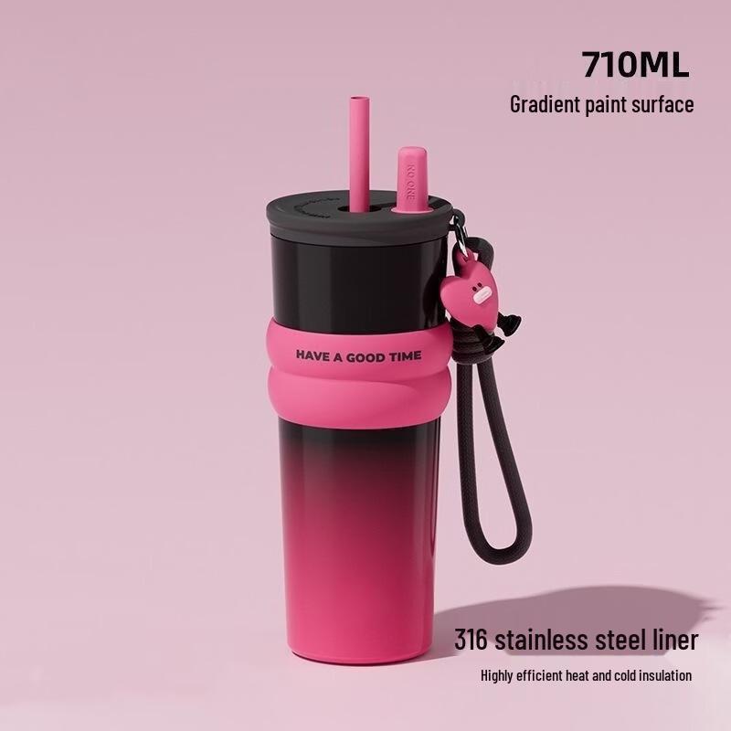 

Odin Large Capacity Insulated Travel Mug with Straw
