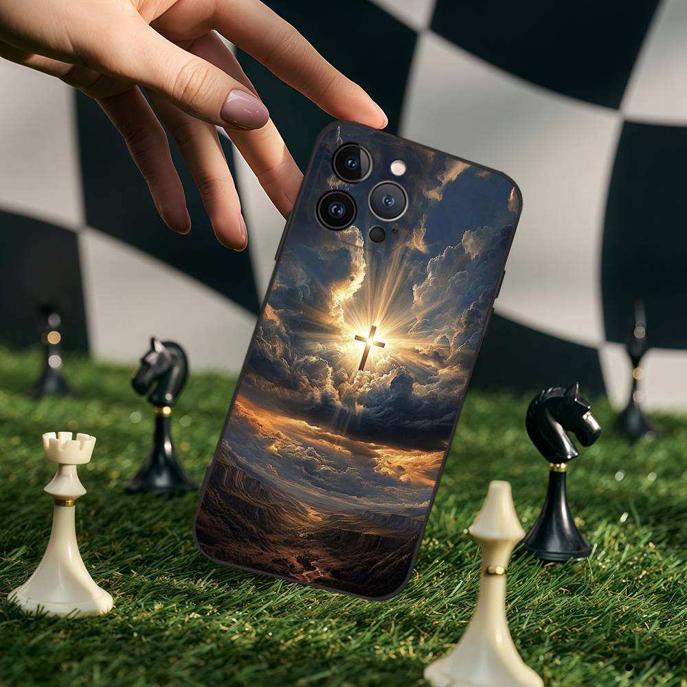 Christliches J-Jesus Kreuz Handyhülle Für Iphone 15 11 13 14 16 17 Pro Max Plus X Xr Xs Max 12mini Hülle Case