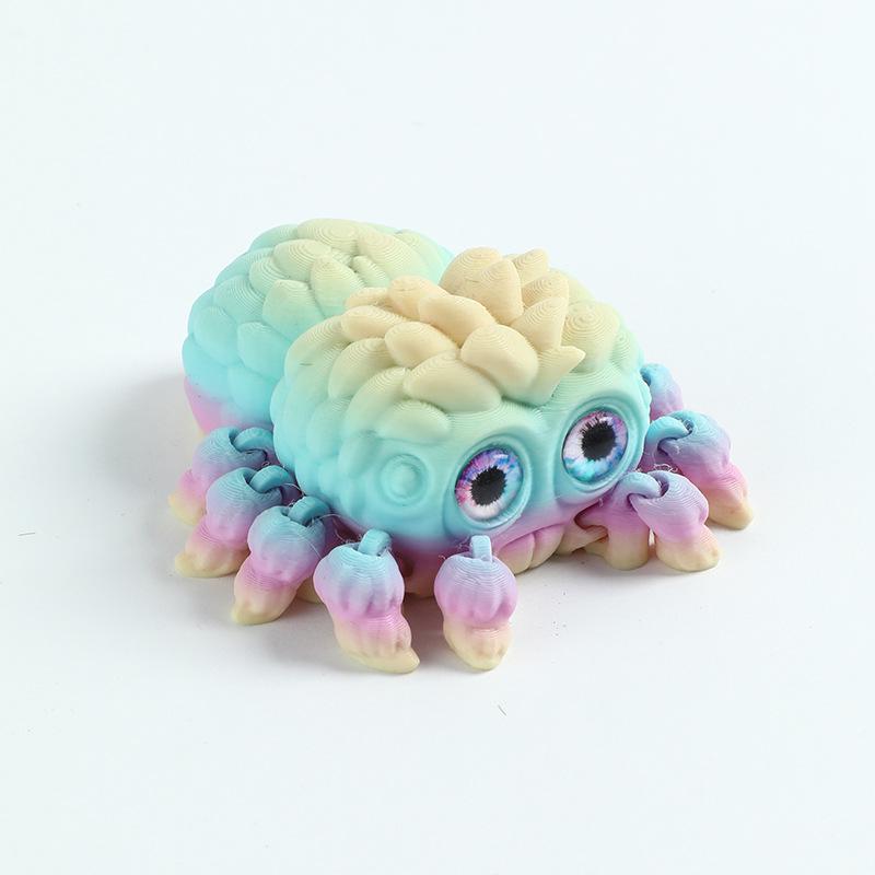 3D Printed Movable Joint Spider Model Ornament Toy