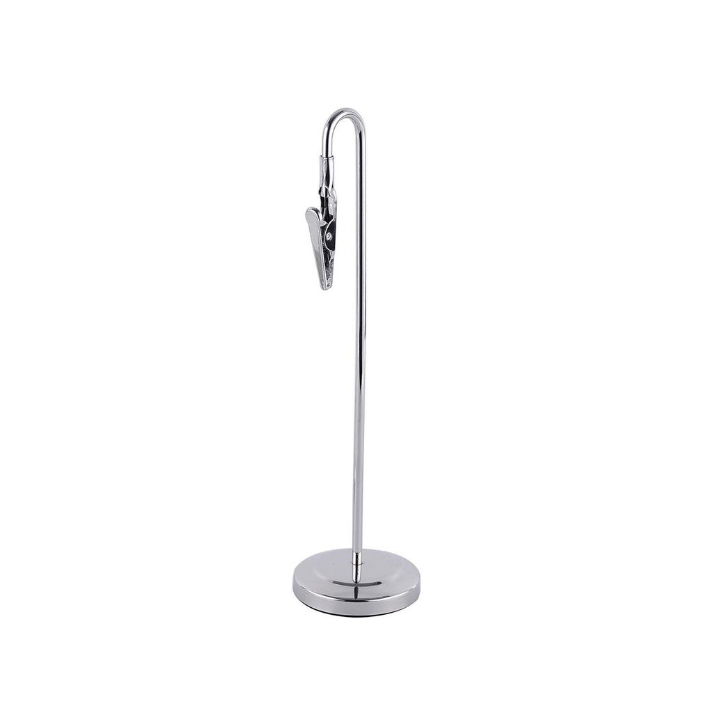 Gold Artistic Stainless Steel Menu Holder and Price Tag Display Stand