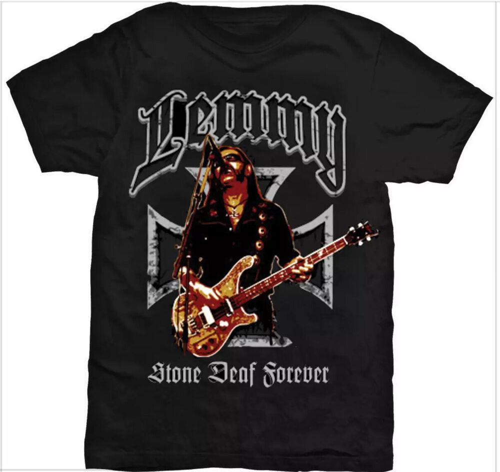 

Футболка унисекс Motorhead Lemmy Iron Cross Stone Deaf Forever Merchandise S
