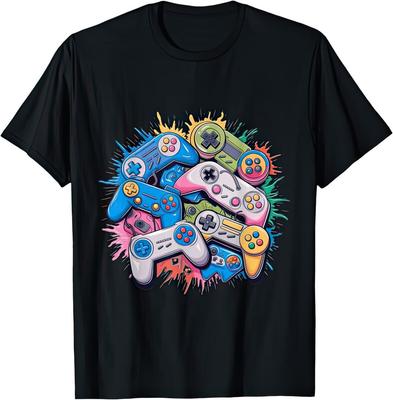 80s 90s Classic Game Controller Gaming Video Game Vintage T Shirt