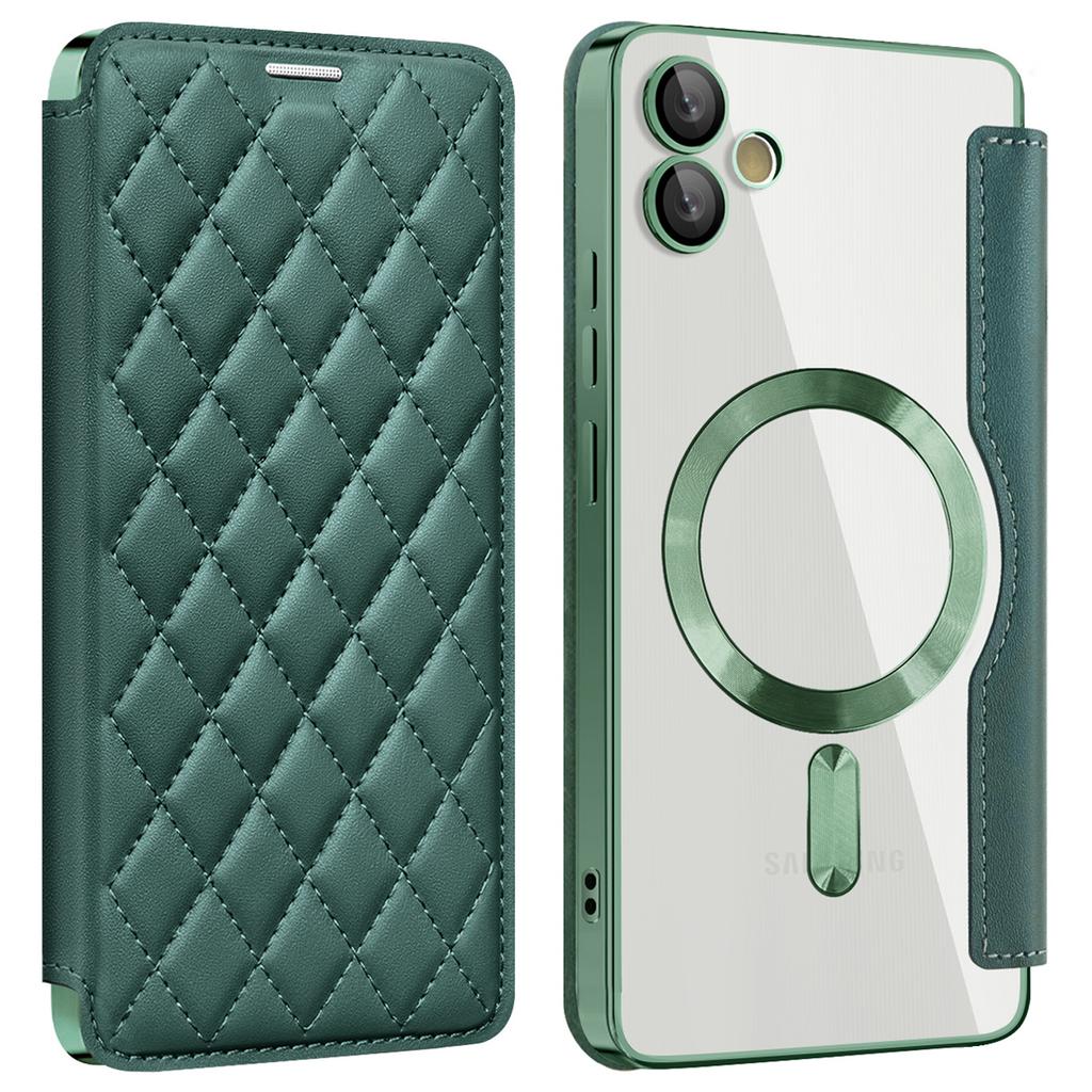 Magnetyczne etui dla Samsunga Galaxy A05 4G z blokadą RFID, uchwytem na karty i skórzanym pokrowcem na telefon z PU