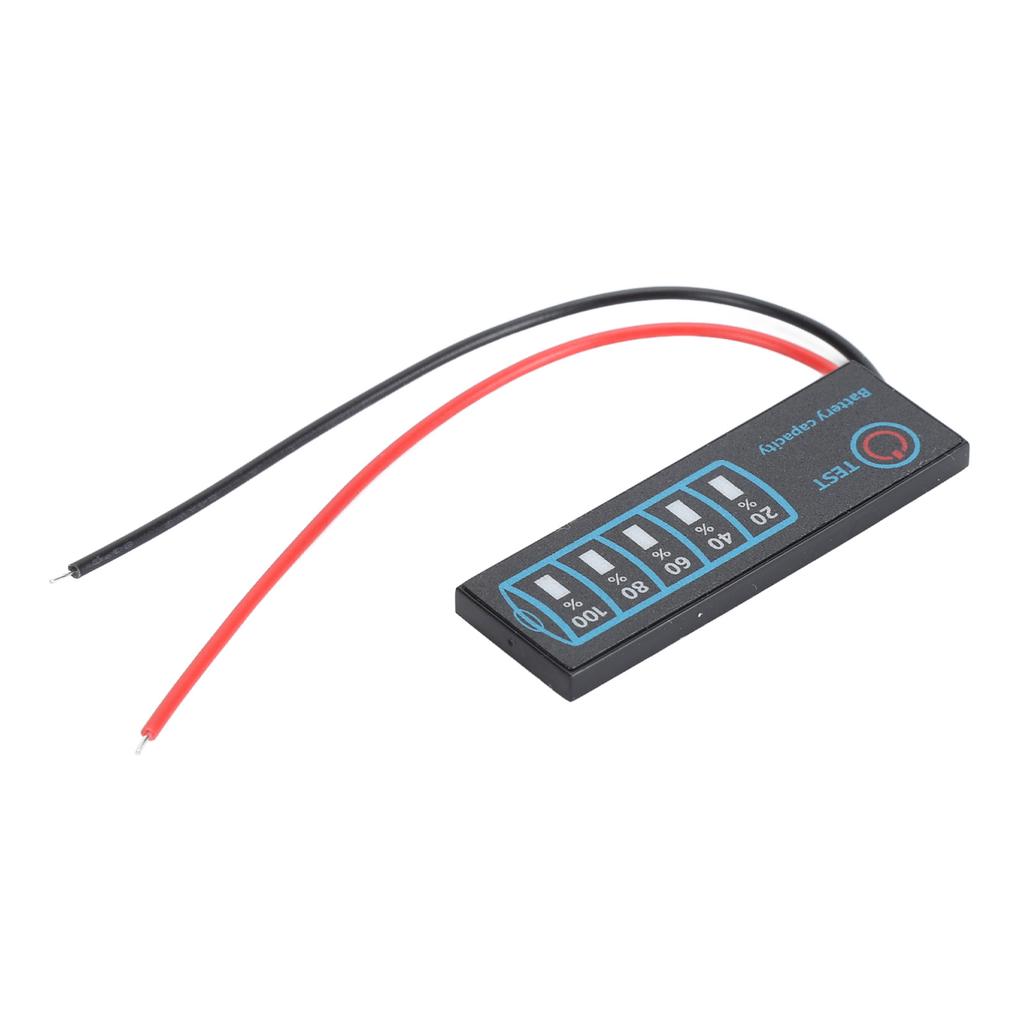 LED Batterieanzeige 3 Farben Batteriemonitor Messgerät für Säure Ternäre Lithium LiFePO Batterien