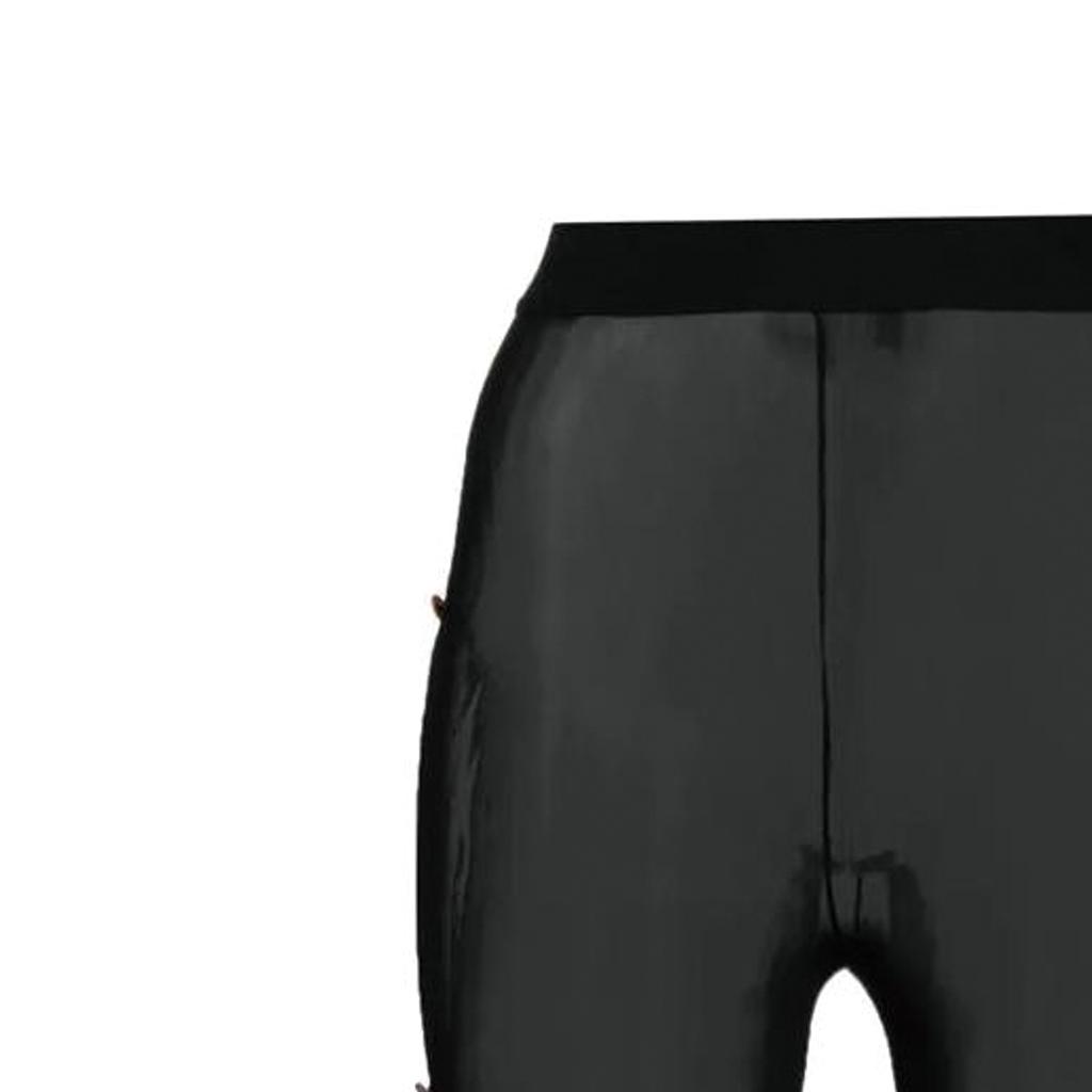 Versace SS23 Decorative Button High-Waisted Tights Women tights Black 1005565-1A03919-1B000