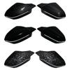 Side Wing Rearview Mirror Cover Cap For BMW 7 I7 I5 5 Series G60 G61 G68 G70 G90 -2024 M3 Carbon /Black high quality types