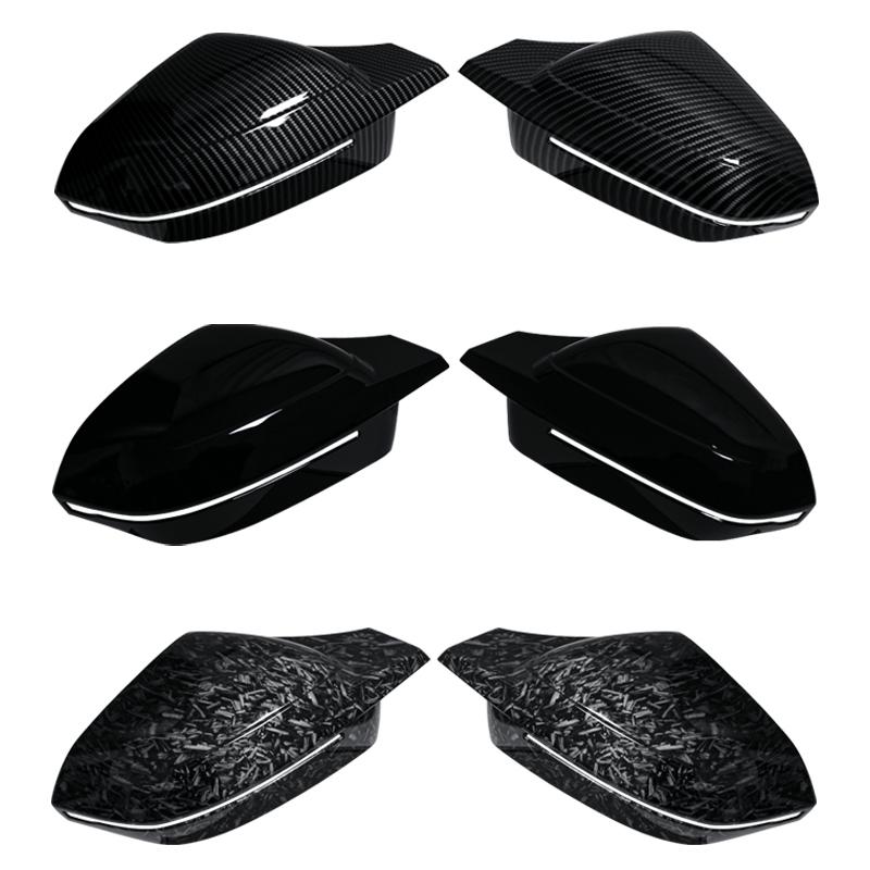 Side Wing Rearview Mirror Cover Cap For BMW 7 I7 I5 5 Series G60 G61 G68 G70 G90 -2024 M3 Carbon /Black high quality types