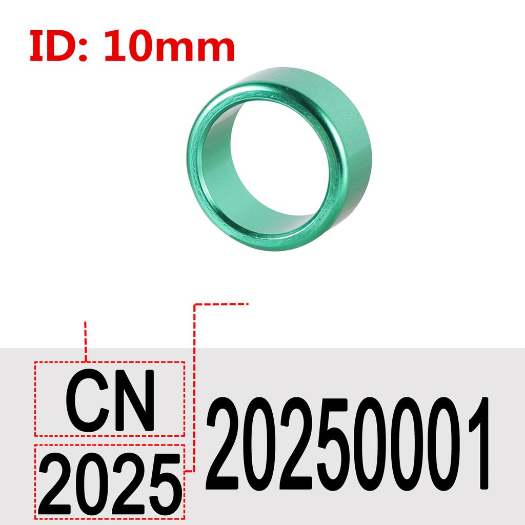 Anpassbarer Innendurchmesser 8mm/10mm Aluminium Taubenfußring Druck ''Ländercode + Jahr + Seriennummer" Vogelfußring 30 Stück