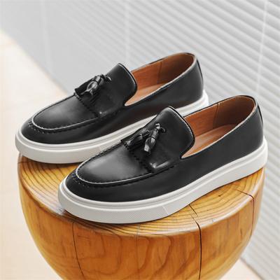 Moda Mocassini Classici con Nappe da Uomo Mocassini Uomo Casual Slip-on Scarpe in Pelle Scarpe da Uomo Outdoor Scarpe da Barca Ballerine da Guida