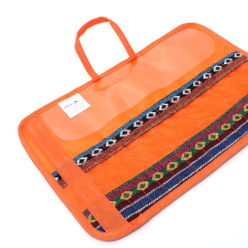 Ethnic Style Portable Cutlery Bag – Outdoor Picnic & Camping Chopstick Storage