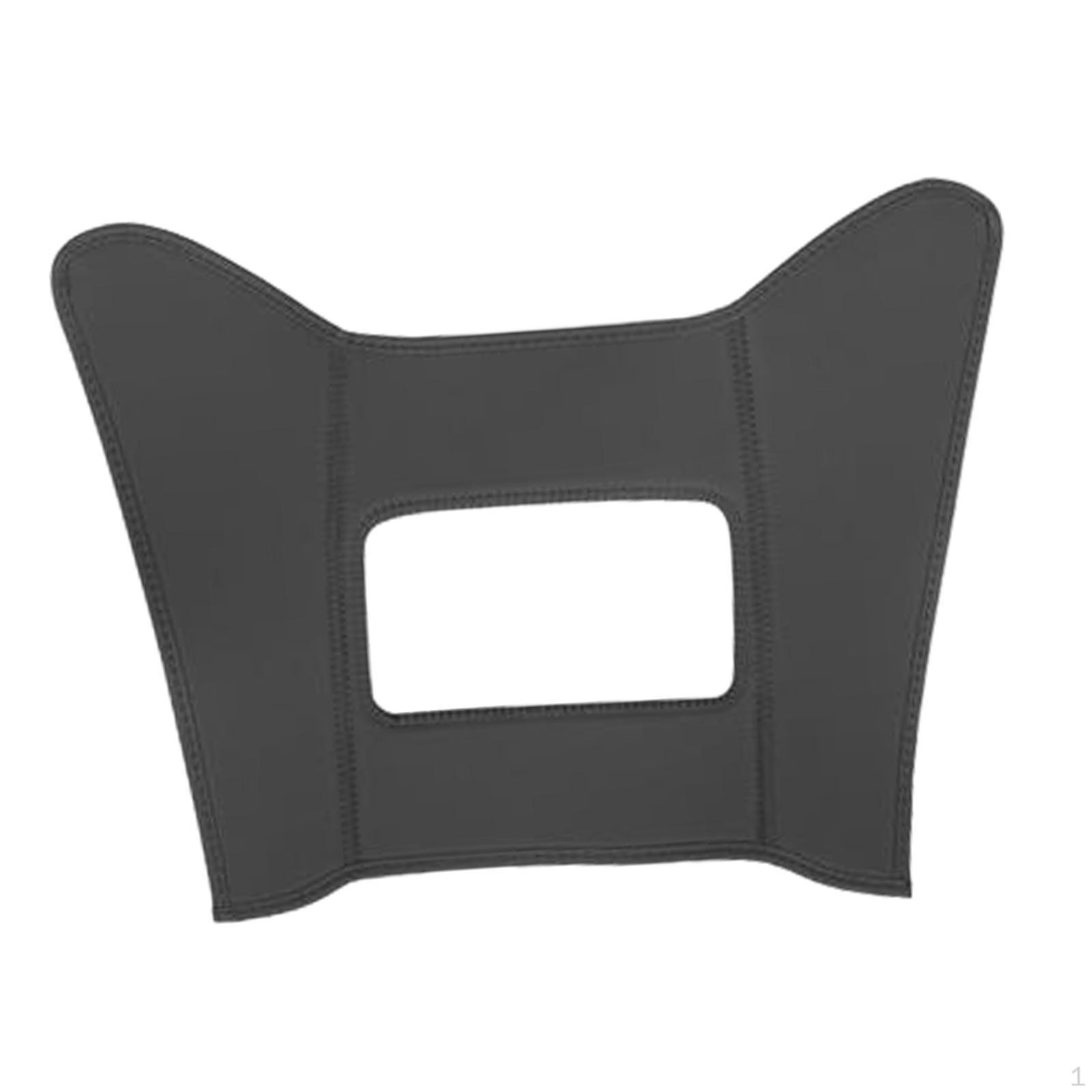 

Rear Exhaust Vent Kick Mat Armrest Box Anti Pad Wear Resistant Scratches Back Seat чёрный